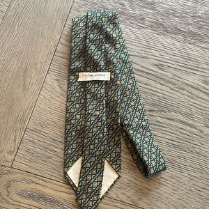 Authentic Christian Dior Silk tie